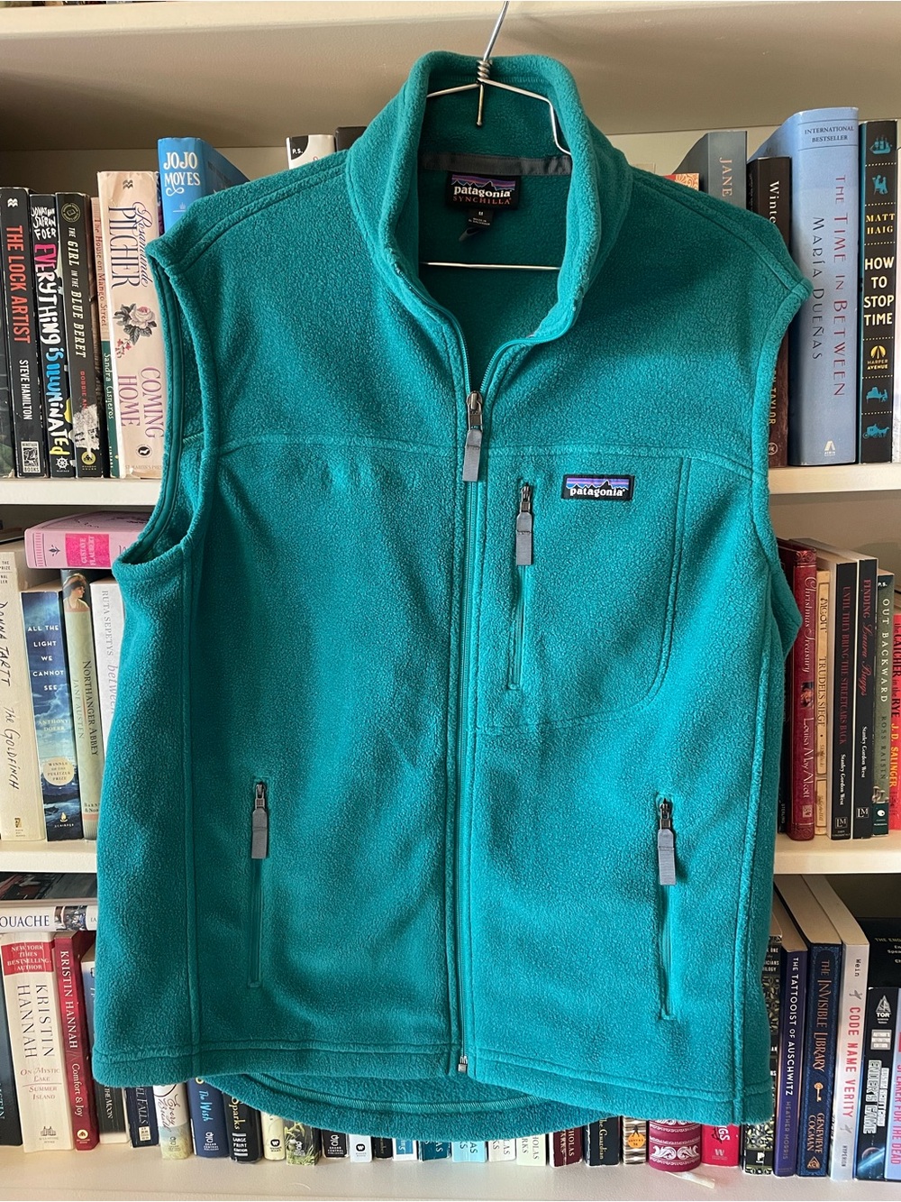 Patagonia synchilla fleece classic vintage teal vest